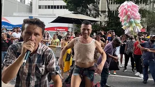 ALEMÃO DA PIZADINHA E SEU BAILARINO NA AVENIDA PAULISTA ARRASTAR MULTIDÃO NO PISEIRO CONFIRA