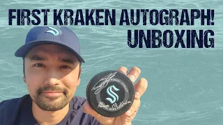 My first Seattle Kraken autograph! Unboxing plus quick collection overview 🦑🏒✍️