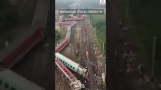 Life🛑 आज तक का सबसे बड़ा ट्रेन हादसा 😭#Odisha train accident "  Coromandel express train accident