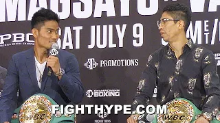 MARK MAGSAYO & REY VARGAS TRADE "TEAR HIS HEAD OFF" WORDS; GUARANTEE "HELL OF A FIGHT" FIREWORKS