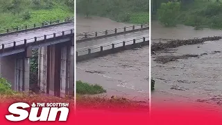 Timelapse video captures deadly Australian floods in Queensland