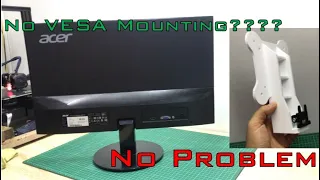 My friend Monitor Have no VESA Mounting Point