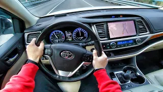 2017 Toyota Highlander 3.5 AT - POV TEST DRIVE