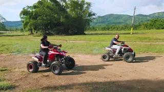 YAMAHA BLASTER AND A HONDA 400EX.(4k)