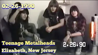 Teenage Metalheads in 1990 Elizabeth, NJ Part 1 #genx #1990s #metalheads #vhs