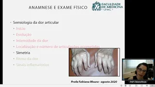 Articular em reumatologia(Aula - Disciplina Atenção Secundária em Reumatologia - ALO006)