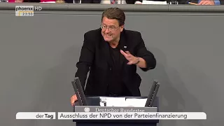 Ausschnitte der ,Bundestagsdebatte zum Ausschluss der NPD von der Parteifinanzierung am 26.04.18