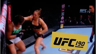 Ronda Rousey KNOCKS OUT Bethe Correia in 34 Seconds via KNOCKOUT at UFC 190 (EA Sports UFC)