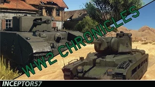 War Thunder Gameplay | WW2 CHRONICLES VEHICLES - MATILDA F-96 AND A33 EXCELSIOR (FIRST IMPRESSIONS)