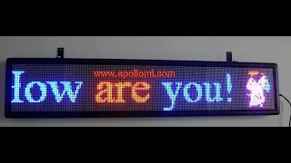 P10 Red single color Waterproof LED sign module