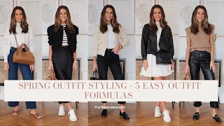 5 SPRING OUTFIT IDEAS - MINIMAL, CAPSULE WARDROBE LOOKS | WHATEMWORE