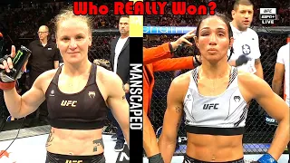 ROBBERY?!! Who REALLY Won? (Valentina Shevchenko vs Taila Santos)