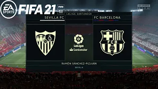 FIFA 21 | Sevilla Vs FC Barcelona | La Liga 2020/21 | 27 Feb 2020