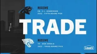 Panthers Trade Arnold For CJ Henderson!