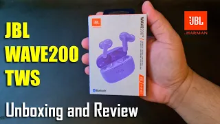 JBL Wave 200 TWS Unboxing and Review