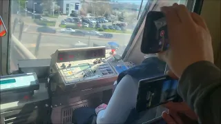 BART Legacy Fleet Last Day - View Through Cab