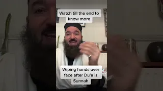 Wiping hands over face after Duaa is Sunnah not bid’ah