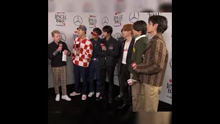 Interviewer Asks BTS "If you're working on a new album right now, look into the camera & blink twice