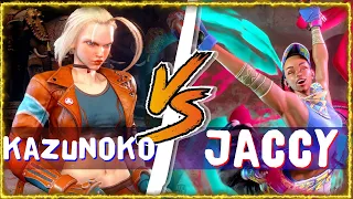 SF6 ✌️ Kazunoko (Cammy) vs Jaccy (Kimberly) ✌️ - Street fighter 6 | スト６ | 快打旋風6 | 快打6 | 街霸6