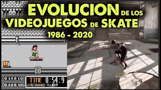 EVOLUCION de los VIDEOJUEGOS de SKATE (1986 - 2020) EVOLUTION of SKATEBOARD GAMES (1986 - 2020)