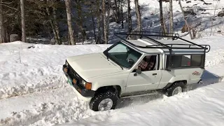 Toyota pickups off roading in the Columbia River Gorge