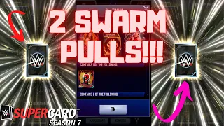 2 LIVE SWARM PULLS!! BG REWARDS & WW QUEST REWARDS |  WWE SuperCard S7 #4