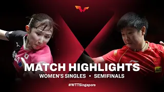 Hina Hayata vs Sun Yingsha | WTT Cup Finals Singapore 2021 | WS | SF