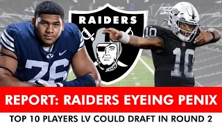 REPORT: Raiders Eyeing Michael Penix Jr. At #13: LV’s Top 10 Targets In Round 2 Of 2024 NFL Draft