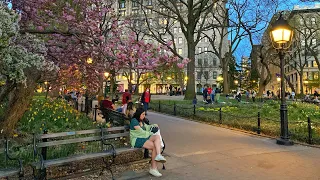 NYC LIVE Midtown Manhattan, Madison Square Park, Rockefeller Center via 6th Avenue (April 23, 2022)