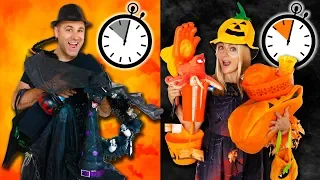 J'achète tout ORANGE VS Il achète tout NOIR - 10 Minutes Challenge Halloween | Sophie Fantasy