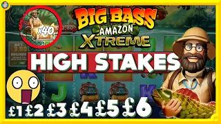 Big Bass Amazon Xtreme - High Stakes - Multiple Bonuses! 🎣