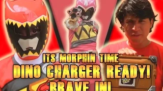 Its Morphin Time Dino Charger Ready! Brave In! [Fan film]