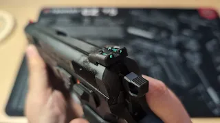 CZ SP-01 Dawson Precision Fiber Optic Sight Set Installation