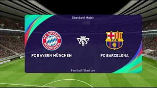 FC Barcelona vs FC Bayern Munchen -PES 2022- real graphic gameplay