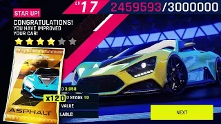 ASPHALT 9 | Opening 120 Zenvo TS1 GT packs & Test Drive