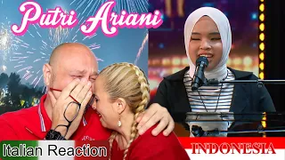 🇮🇩 Putri Ariani - Indonesia american got talent 🇮🇹Italian Reaction