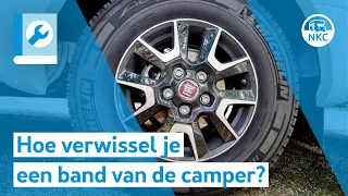 NKC TV - Hoe verwissel je een band van de camper?