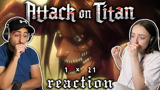 NO WAY! 😭😭 Attack on Titan Episode 21 REACTION! | 1x21