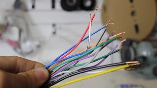 Wiring harness colours explained for a stereo (The 12Volters)