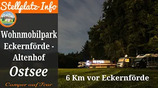 Wohnmobilstellplatz-Info | Wohnmobilpark Ostsee | Eckernförde-Altenhof | Deutschlandtour '21