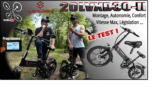 SAMEBIKE 20LVXD30-II e-Bike ou VAE ? - Test complet, Législation - TOP rapport qualité/prix !