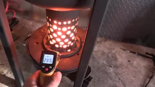 DIY Waste Oil Burner -- How Hot Can It Get in 20 mins?