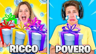 REGALI DA RICCHI vs REGALI DA POVERI su FORTNITE!!