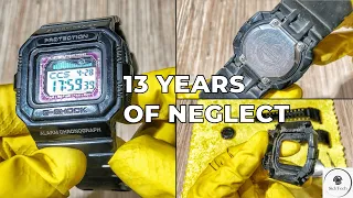 [Restoration] Saving a 13 year old neglected digital watch - Casio G-Shock GLX 5500 mod. 3151