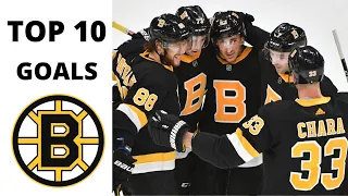 Top 10 Boston Bruins goals (2019-20)