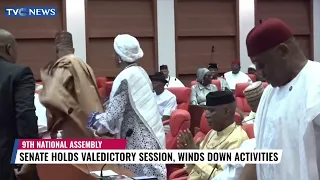 WATCH: Shettima, Remi Tinubu Present As Senate Holds Valedictory Session