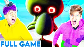 Can We Survive NIGHTMARE In SQUIDVILLE!? (EVIL SQUIDWARD & SPONGEBOB ATTACKED US) |GREENIUS REACTION