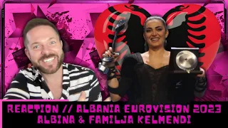 🇦🇱 REACTION 🇦🇱 | Albina & Familja Kelmendi | ALBANIA EUROVISION 2023 | DUJE REACTION