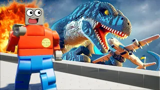 MASSIVE LEGO MONSTERS Survival in Brick Rigs Multiplayer!