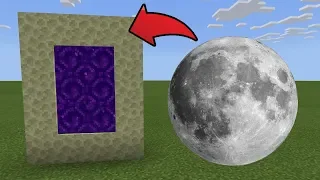 MCPE : How To Make a Portal to the Moon Dimension